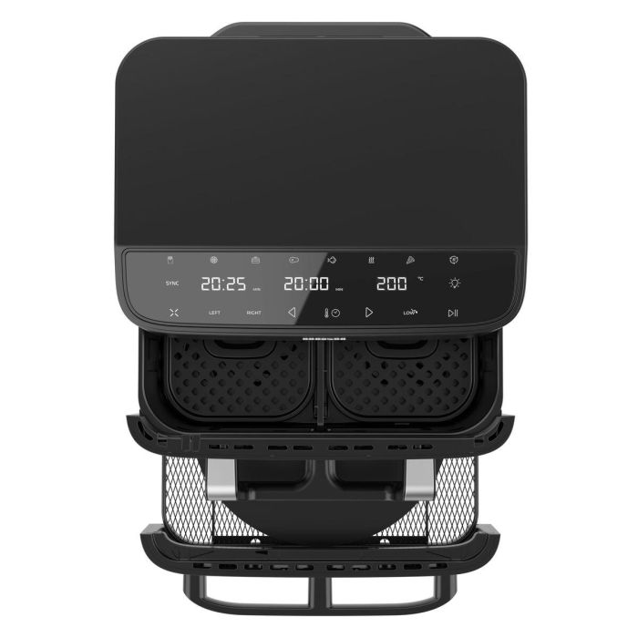 Freidora de Aire Cecotec Cecofry FoodCourt 18000 4Pizza 2700 W Acero 18 L 11