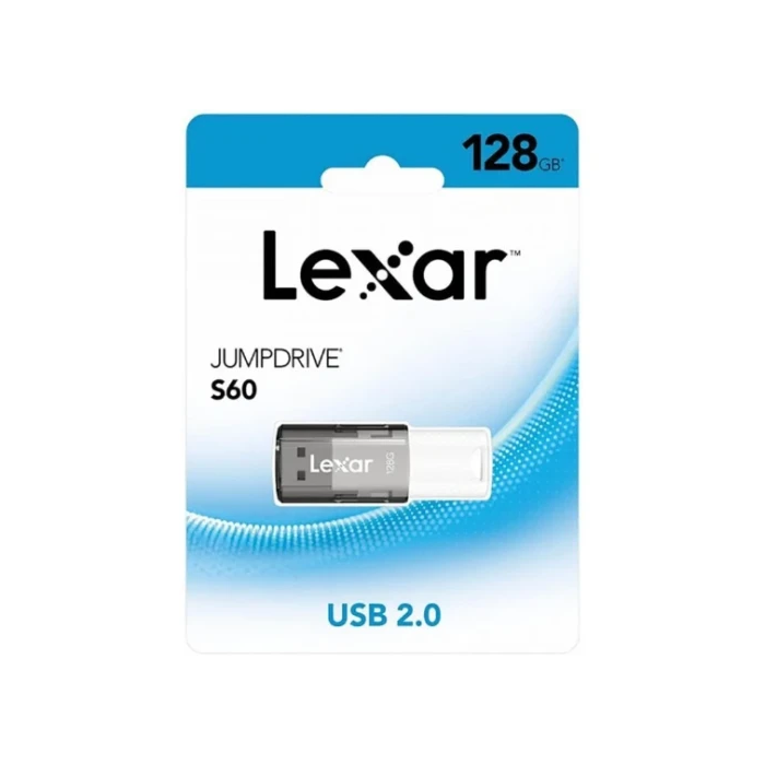Lexar LJDS060128G-B3NNG JumpDrive S60 USB 2.0 Flash Drive 128GB (Pack de 3) USB 3.0 compatible