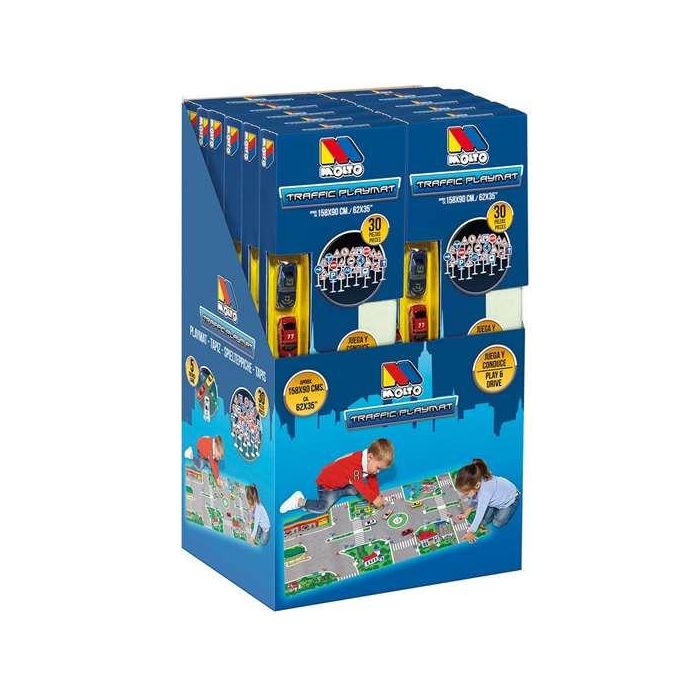 Molto Tapiz de juego de espuma con 30 accesorios interactivos: Coches y Señales, 124x60 cm, para niños de 3+ años 0 Molto Tapiz de juego de espuma con 30 accesorios interactivos: Coches y Señales, 124x60 cm, para niños de 3+ años 0