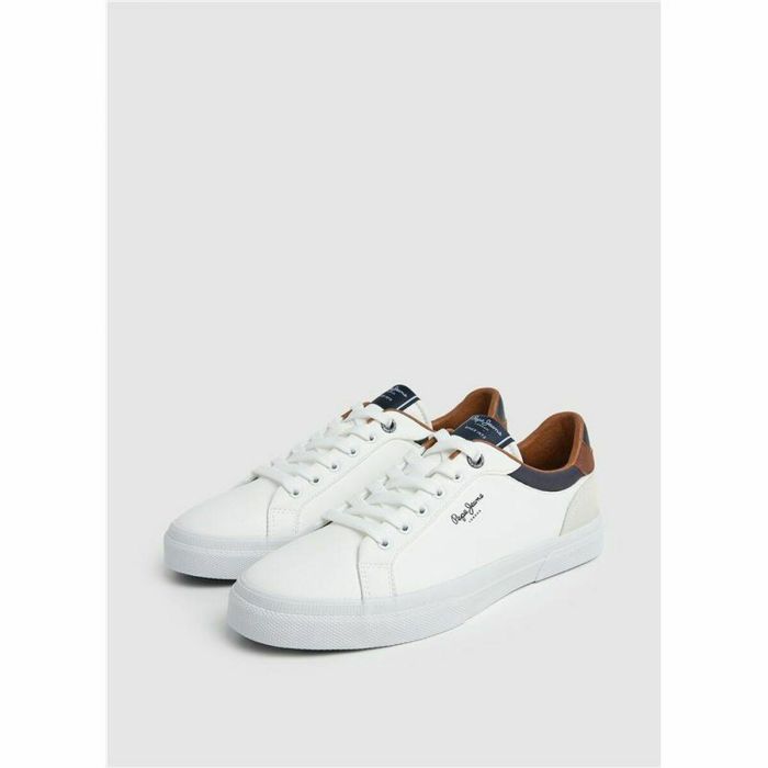 Zapatillas Deportivas Hombre Pepe Jeans Kenton Court Blanco 5