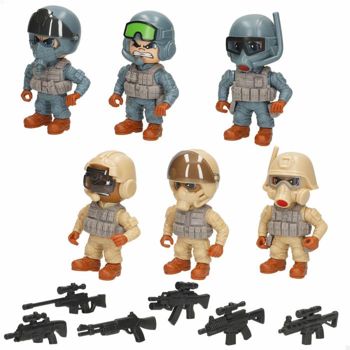 Playset Colorbaby 5 X 8,5 X 3,5 CM (6 Unidades) 4
