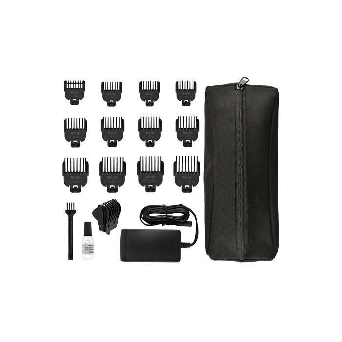 Wahl 09893-0440 Cortabarbas Extreme Grip - Batería de Litio, 12 Peines Guía, Corte de 0.5 a 9 mm 3