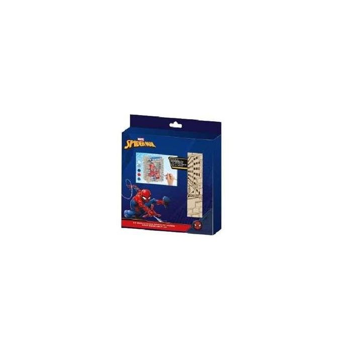 Cerdá Figuras Coloreables Madera Spiderman 21 x 21 x 2 cm para Niños +3 Años Cerdá Figuras Coloreables Madera Spiderman 21 x 21 x 2 cm para Niños +3 Años