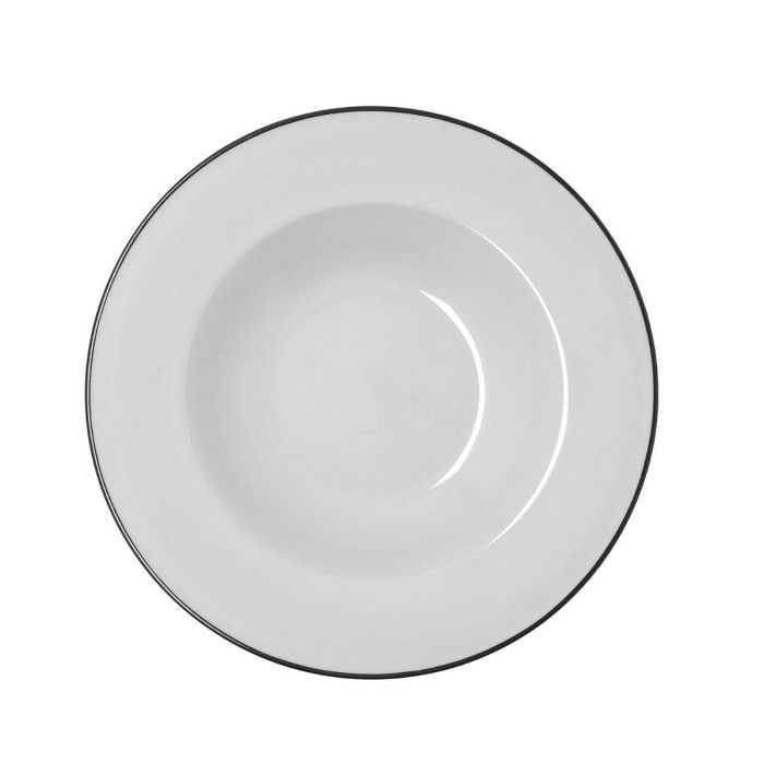 Plato Hondo Porcelana Glacial Filo Bidasoa 23,5 cm (24 Unidades) Plato Hondo Porcelana Glacial Filo Bidasoa 23,5 cm (24 Unidades)