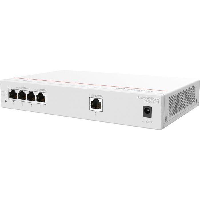 HUAWEI eKit S380-L4T1T Gateway Multi-Servicio 1 GE WAN, 4 GE LAN para Oficina/Hotel/Fábrica 1 HUAWEI eKit S380-L4T1T Gateway Multi-Servicio 1 GE WAN, 4 GE LAN para Oficina/Hotel/Fábrica 1