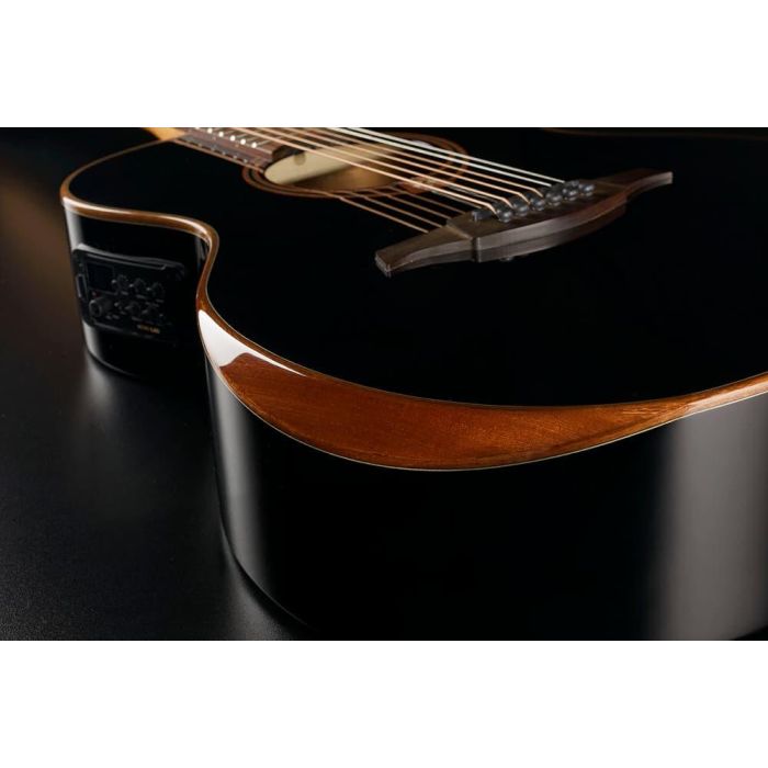 Guitarra Acústica Lag Auditorium A/E Cutaway - Edición Limitada Bisel - Negra 4 Guitarra Acústica Lag Auditorium A/E Cutaway - Edición Limitada Bisel - Negra 4
