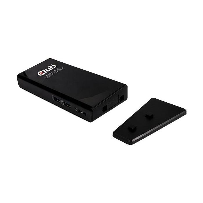 Club3D Docking Station USB 3.2 Gen 1 Dual Display HDMI DVI Gigabit Ethernet 4xUSB 2.0 2xUSB 3.2 Gen 1 Negro 3