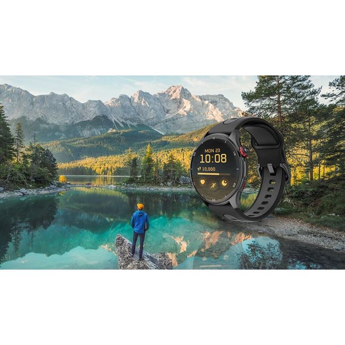 Myphone Smartwatch Adventure Black - GPS, Pantalla AMOLED 1.43", Resistencia al Agua 3ATM, Más de 50 Modos Deportivos, Monitor de Salud 8