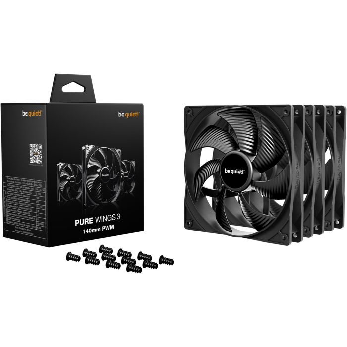 be quiet! Pure Wings 3 Reverse 3-Pack 140mm PWM black 2