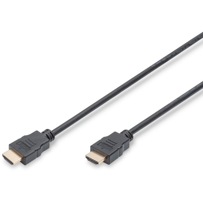 DIGITUS HDMI High Speed mit Ethernet Anschlusskabel. 5m. sw