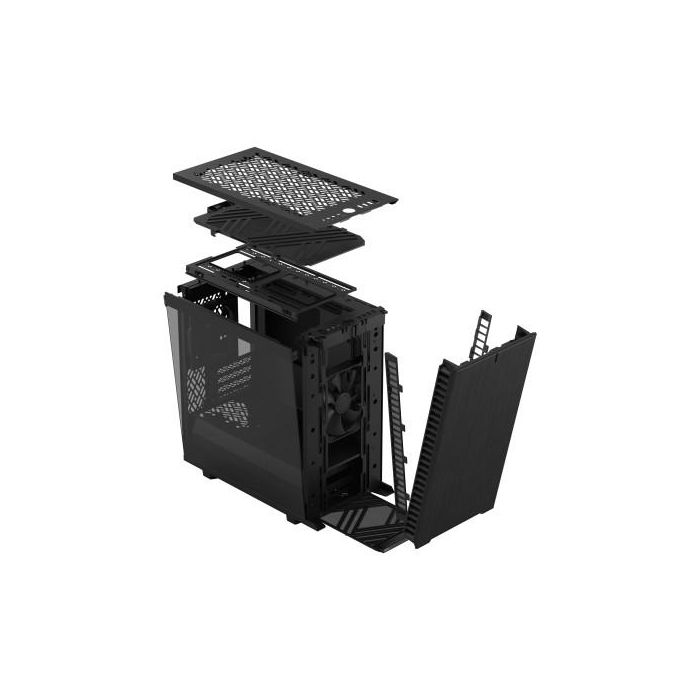 Fractal Design Define 7 Mini Negro PC - Micro ATX/Mini-ITX, Ventiladores Incluidos, Gestión de Cables, FD-C-DEF7M-02