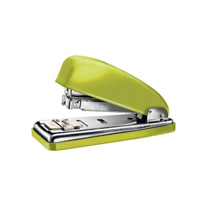 Petrus Grapadora 226 Classic Wow verde metalizado 30 hojas. Grapado abierto, cerrado y clavado con tecnología DIT. Metálica