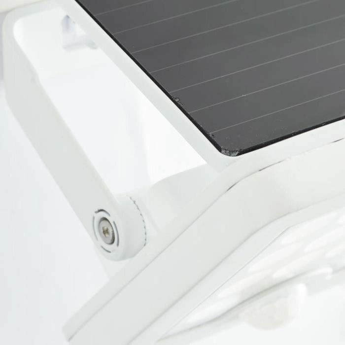 Brilliant Aplique Exterior LUTON BRI4004353437786 LED Solar Detector Movimiento Plástico Metal 4W Blanco 4