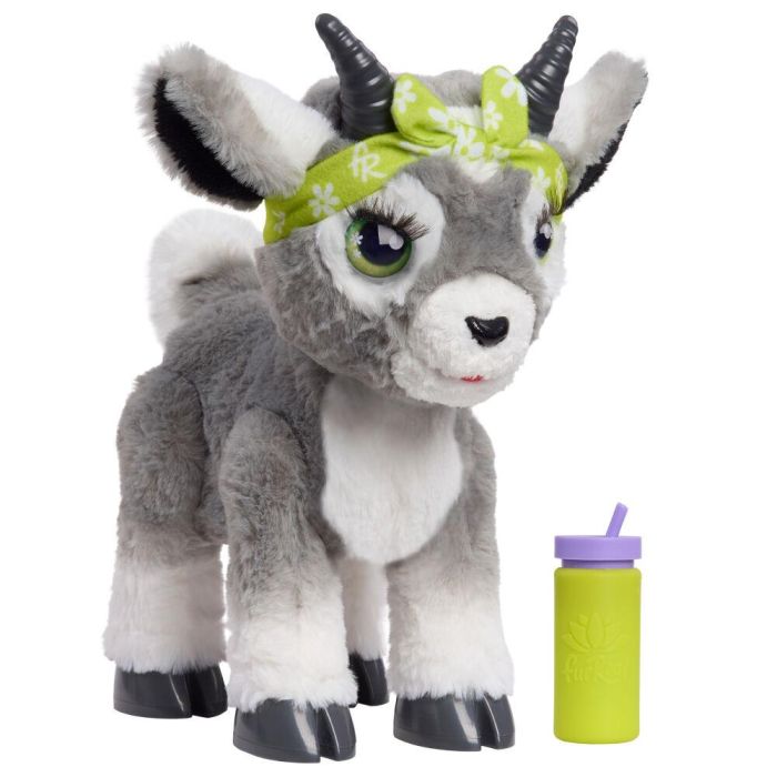 FurReal Cabra Daisy Yoga Peluche Interactivo - Más de 40 sonidos y reacciones - 28cm - Edad: +3 años