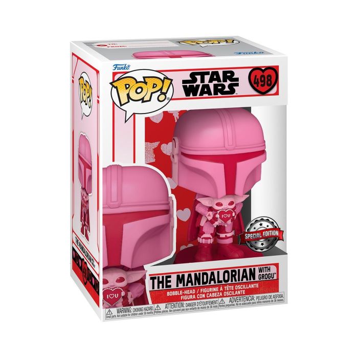 Funko Pop! Mando Con Grogu -San Valentin Sw- 60122 1 Funko Pop! Mando Con Grogu -San Valentin Sw- 60122 1