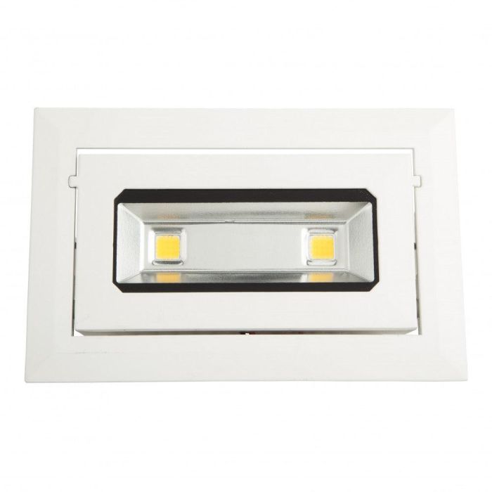 Foco Downlight LED 20W 1.800Lm 6000ºK Rectangular Basculante 40.000H [HO-DRECTBAS-20W-CW]
