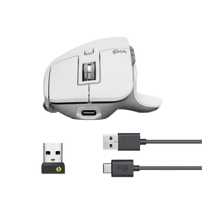Ratón Ergonómico Inalámbrico por Bluetooth Logitech MX Master 3S/ Batería recargable/ Hasta 8000 DPI/ Gris Pálido 9 Ratón Ergonómico Inalámbrico por Bluetooth Logitech MX Master 3S/ Batería recargable/ Hasta 8000 DPI/ Gris Pálido 9