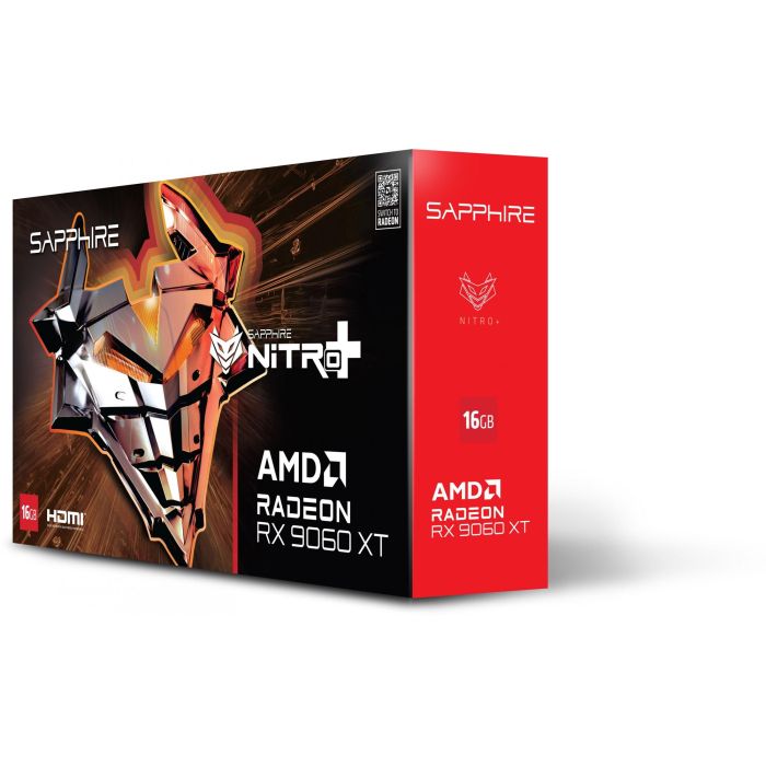 Sapphire RX 9060 XT 16GB NITRO+ AMD Radeon Gaming OC GDDR6 3 Fan – Tarjeta Gráfica 8GB, 2048 Stream Processors 6 Sapphire RX 9060 XT 16GB NITRO+ AMD Radeon Gaming OC GDDR6 3 Fan – Tarjeta Gráfica 8GB, 2048 Stream Processors 6