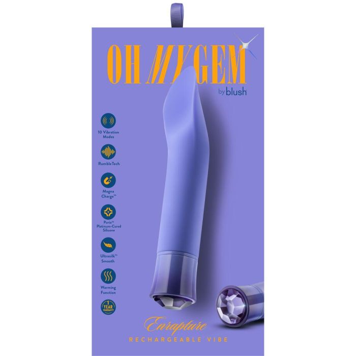 Mini Vibrador Blush Gem Enrapture Morado 1