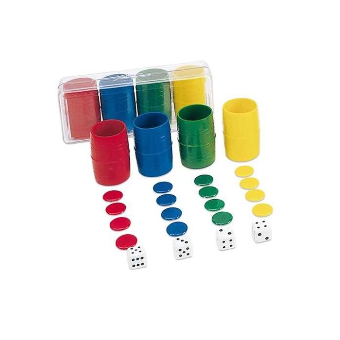 Cayro Accesorios Parchís para 4 Jugadores en Caja de Plástico 1