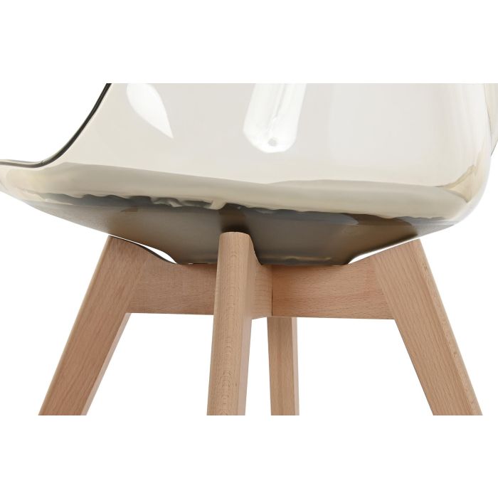 DKD Home Decor Silla Urban Crema Natural 47 x 81 x 54 cm (4 Unidades) 6