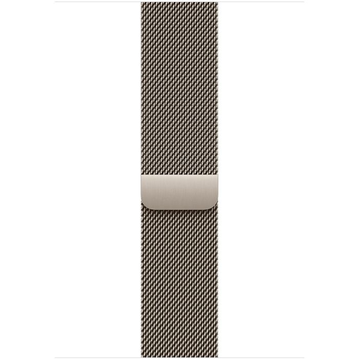 Apple MC7J4ZM/A Correa Milanese Loop para Apple Watch 44mm 45mm 46mm 49mm - Acero Inoxidable Color Titanio Talla S/M