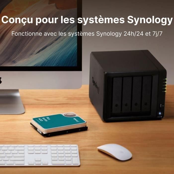 Disco Duro Synology Plus HAT3300 4TB/ 3.5"/ SATA III/ 256MB 3