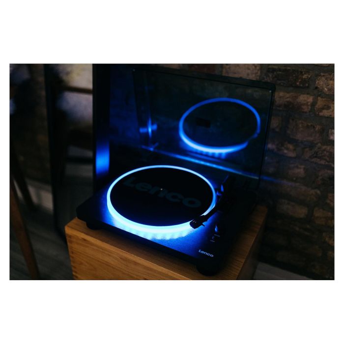 Lenco LS-50LED schwarz Tocadiscos de tracción por correa con reproducción MP3, Manual, Negro, Plástico, Madera, 33, 45, 78 RPM Lenco LS-50LED schwarz Tocadiscos de tracción por correa con reproducción MP3, Manual, Negro, Plástico, Madera, 33, 45, 78 RPM