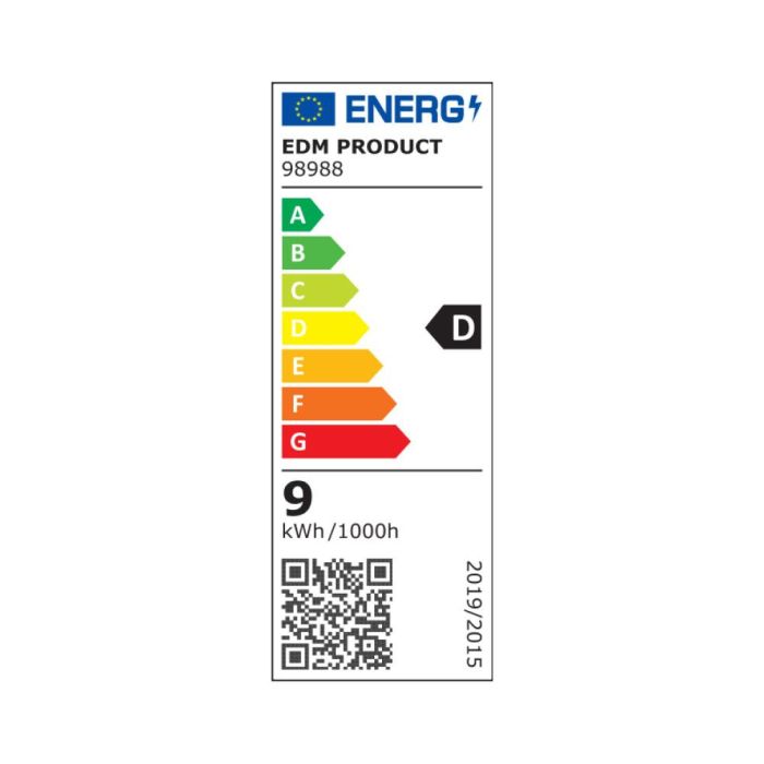 Bombilla lineal led 118mm r7s 9w 1250lm 4000k luz dia ø1,6x11,8cm edm 1