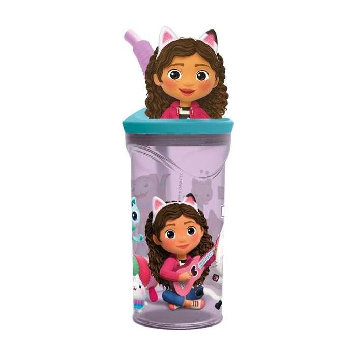 Safta Vaso figurita 3D Gabby's Dollhouse "Party" 360 ml 9x23x6 cm