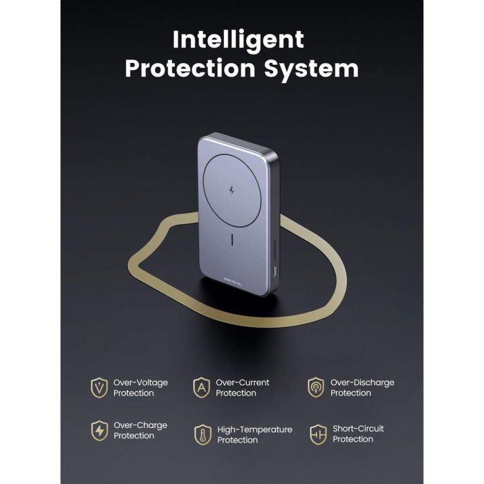 Powerbank Ugreen 15086 Gris 10000 mAh 3