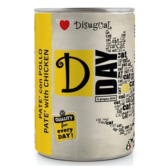 Disugual D-Day Cat Pollo 6x400 gr