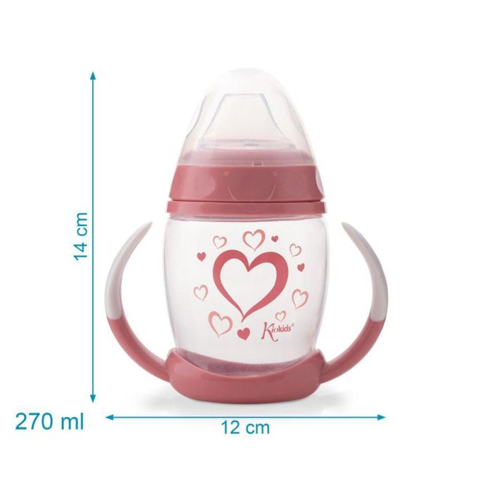 Taza Aprendizaje 270 mL Step 1 Rosa 3