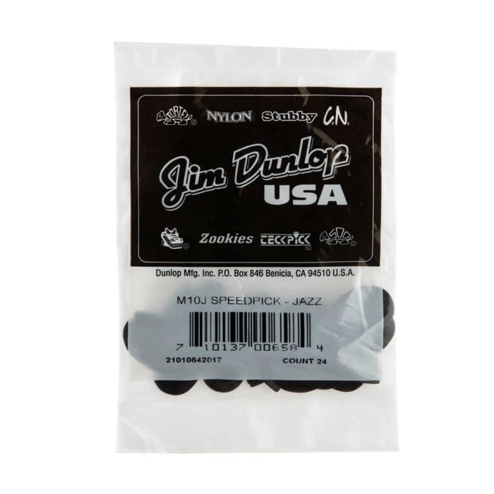 DUNLOP Pack 24 Púas Speedpick Medium Jazz - Ángulo 10º