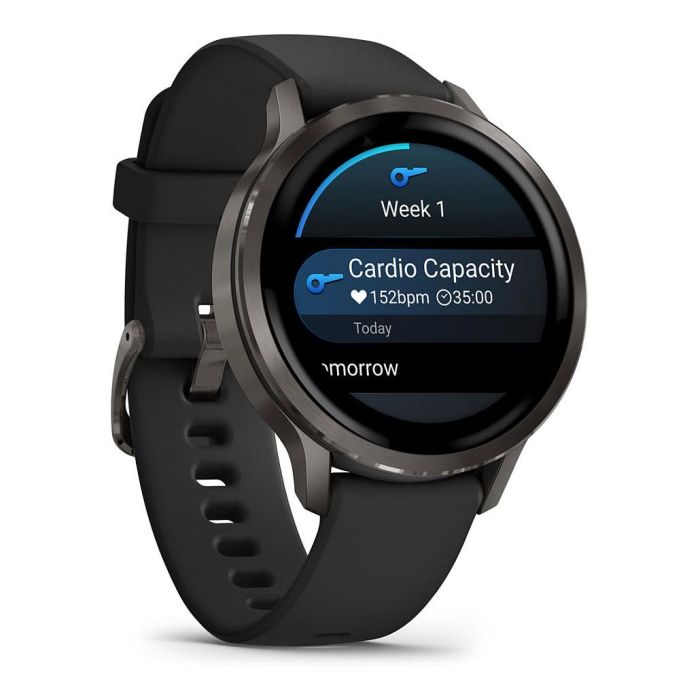 Garmin Venu 4 41mm Reloj Inteligente con Correa de Silicona Negra 2