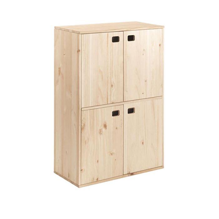 Astigarraga Mueble Dinamic 4 Puertas Pino Macizo 4 Baldas Regulables Madera Clara 105,4x70,8x33 cm 0 Astigarraga Mueble Dinamic 4 Puertas Pino Macizo 4 Baldas Regulables Madera Clara 105,4x70,8x33 cm 0