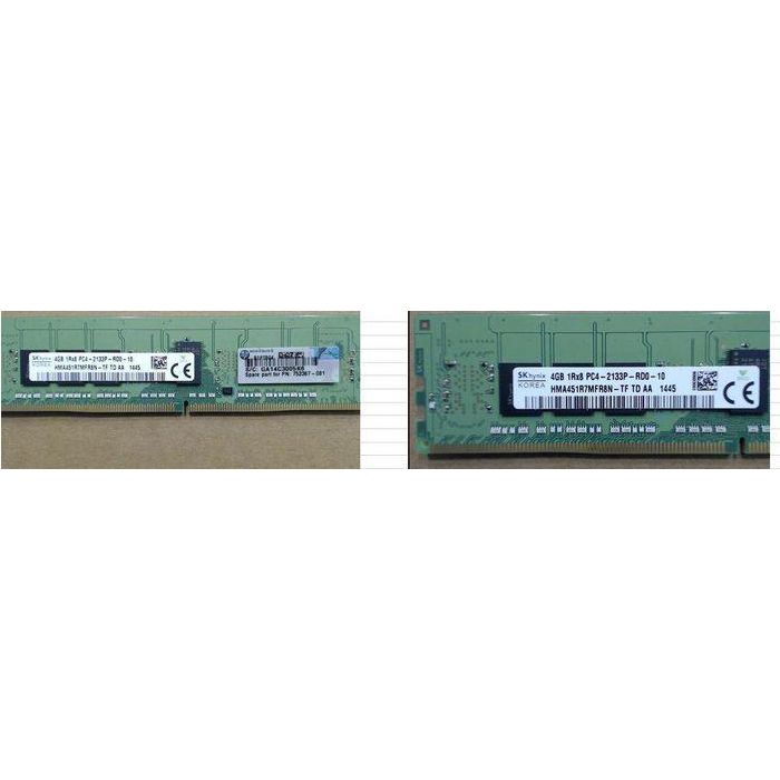 Hewlett Packard Enterprise 4GB (1x4GB) Single Rank x8 DDR4-2133 CAS-15-15-15 Registered Memory Kit para HPE ProLiant Gen9 1 Hewlett Packard Enterprise 4GB (1x4GB) Single Rank x8 DDR4-2133 CAS-15-15-15 Registered Memory Kit para HPE ProLiant Gen9 1