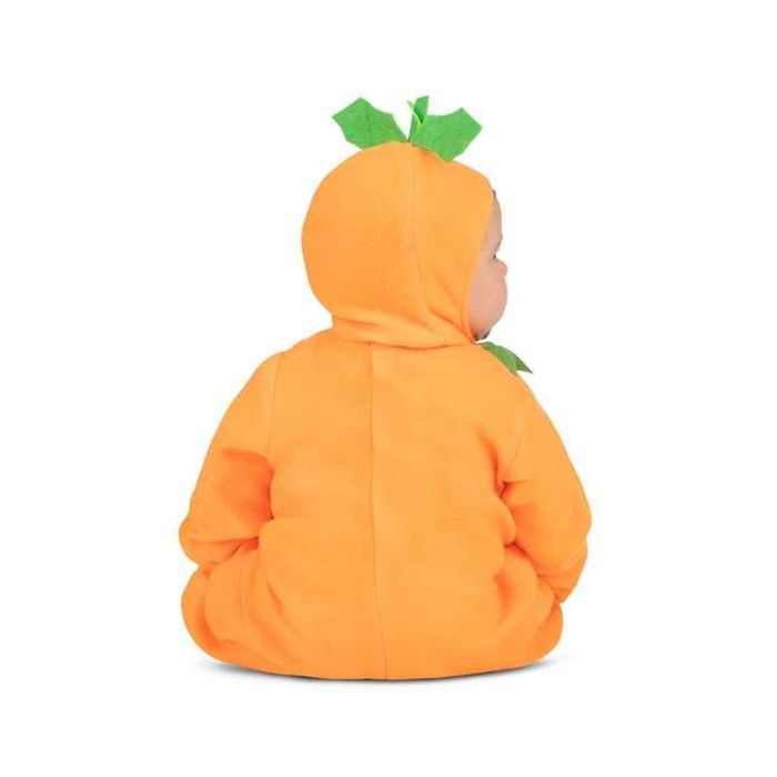 Disfraz pequeña calabaza gorro, mono con barriguita rellena y patucos talla 7-12 m 2 Disfraz pequeña calabaza gorro, mono con barriguita rellena y patucos talla 7-12 m 2