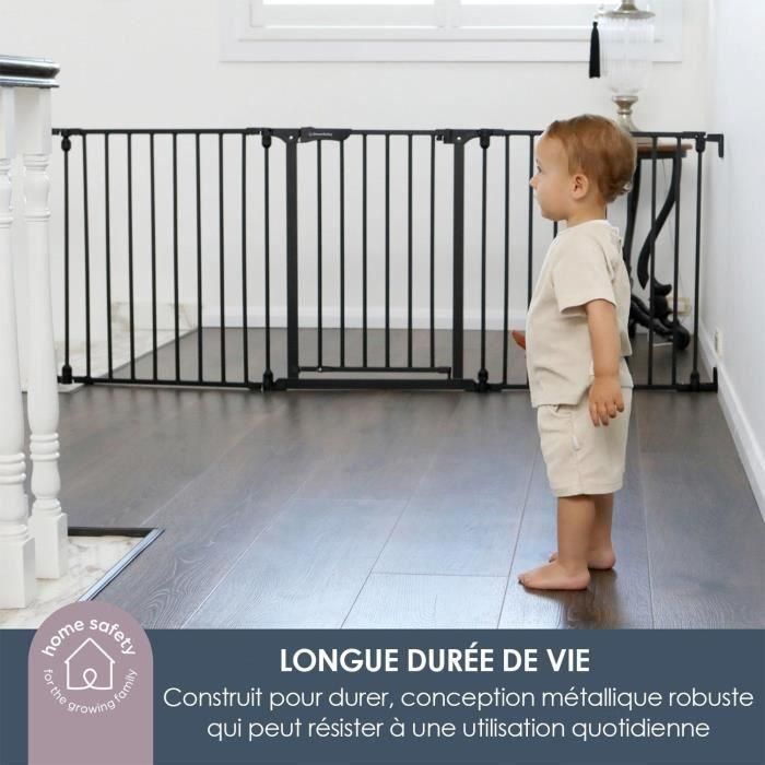 Barrera de seguridad infantil - Discovery 3 - DREAMBABY - 74,5 cm a 1,95 cm - Blanco 2 Barrera de seguridad infantil - Discovery 3 - DREAMBABY - 74,5 cm a 1,95 cm - Blanco 2