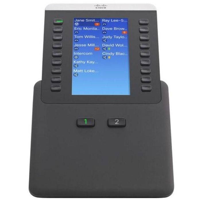Cisco CP-8800-A-KEM-3PC= Serie 8800 KEM para Audio compatible con Cisco 8851 y 8861 Negro de Escritorio