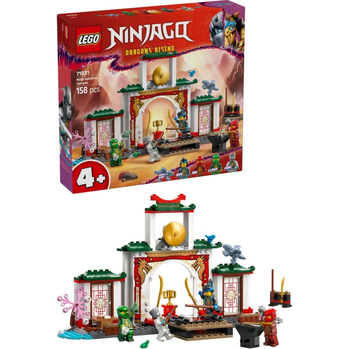 LEGO 71831 Templo Ninja del Spinjitzu NINJAGO con Dragón, 4 Minifiguras (Zane, Nya, Kai, Lloyd) y Accesorios – +4 años 13 LEGO 71831 Templo Ninja del Spinjitzu NINJAGO con Dragón, 4 Minifiguras (Zane, Nya, Kai, Lloyd) y Accesorios – +4 años 13