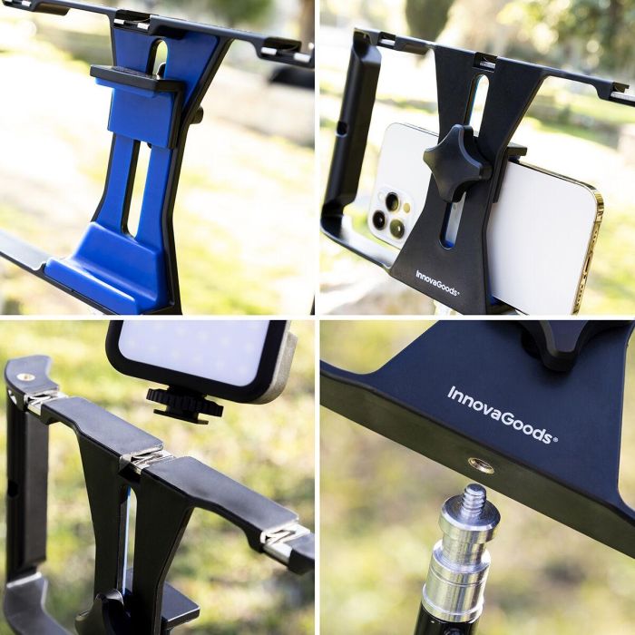 Soporte para Smartphone con Estabilizador Manual Stafect InnovaGoods 11 Soporte para Smartphone con Estabilizador Manual Stafect InnovaGoods 11