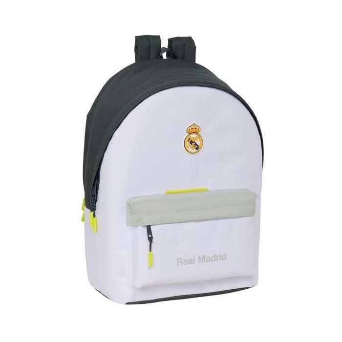 Safta Mochila Doble para Portátil 15.6 pulgadas con USB Real Madrid 1ª Equipación 25/26 - 440x310x180 mm Safta Mochila Doble para Portátil 15.6 pulgadas con USB Real Madrid 1ª Equipación 25/26 - 440x310x180 mm