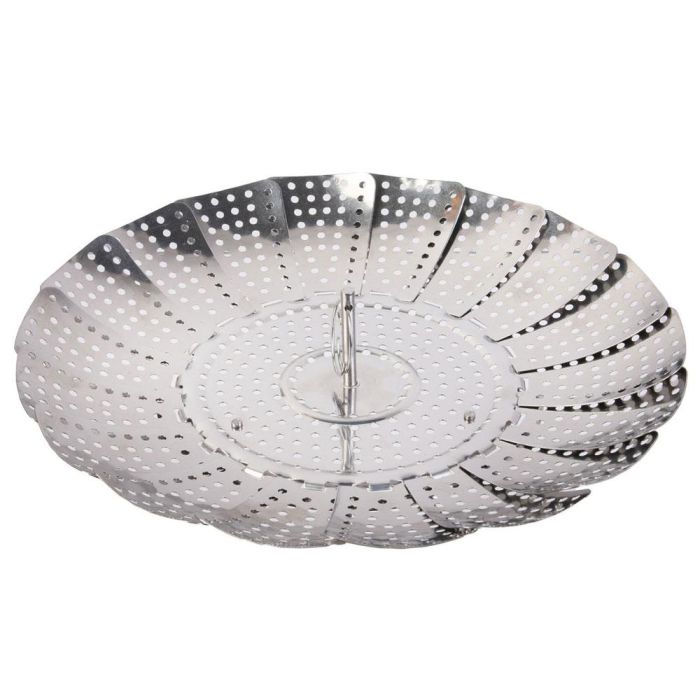 Cook Concept Cesta Vapor Acero Inoxidable Plegable 23x6 cm 1 Cook Concept Cesta Vapor Acero Inoxidable Plegable 23x6 cm 1