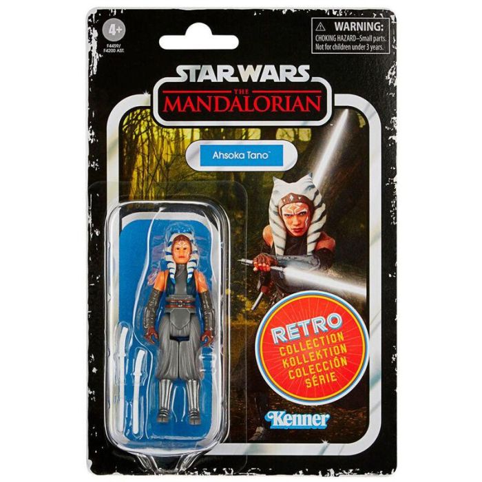 HASBRO Figura Ahsoka Tano Retro Collection The Mandalorian Star Wars 9,5cm Articulada con Accesorios