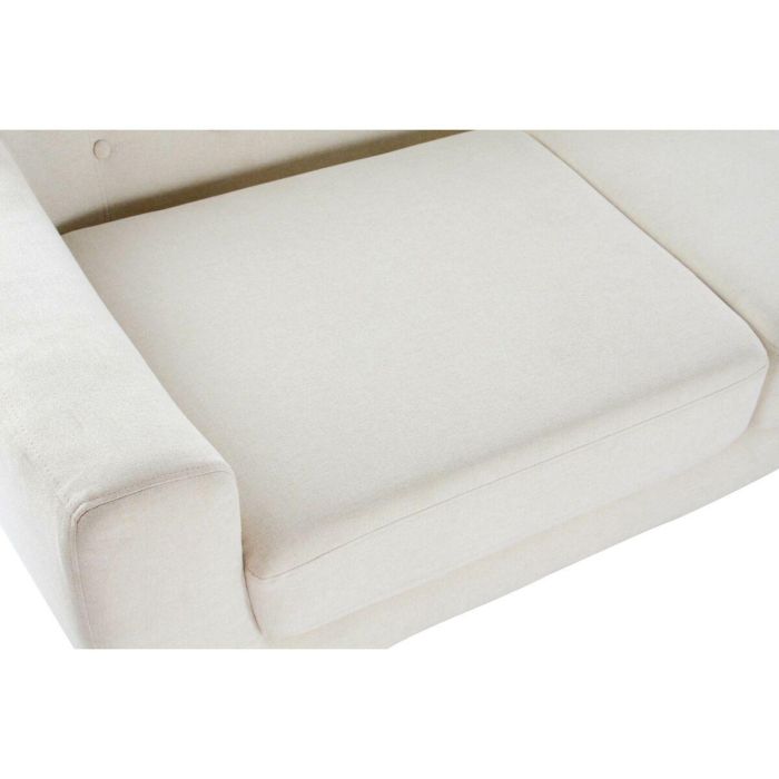 Sofa Scandi DKD Home Decor Crema 144 x 84 x 226 cm 1