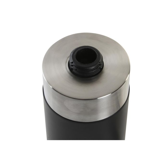 DKD Home Decor Dosificador de Jabón Loft de Resina y Acero Inoxidable Negro Plateado 9x17x7 cm 2 DKD Home Decor Dosificador de Jabón Loft de Resina y Acero Inoxidable Negro Plateado 9x17x7 cm 2