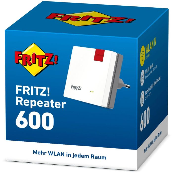 AVM FRITZ!Repeater 600 Repetidor WLAN Banda Única (2.4 GHz) Wi-Fi 4 (802.11n) 600 Mbit/s Blanco 2
