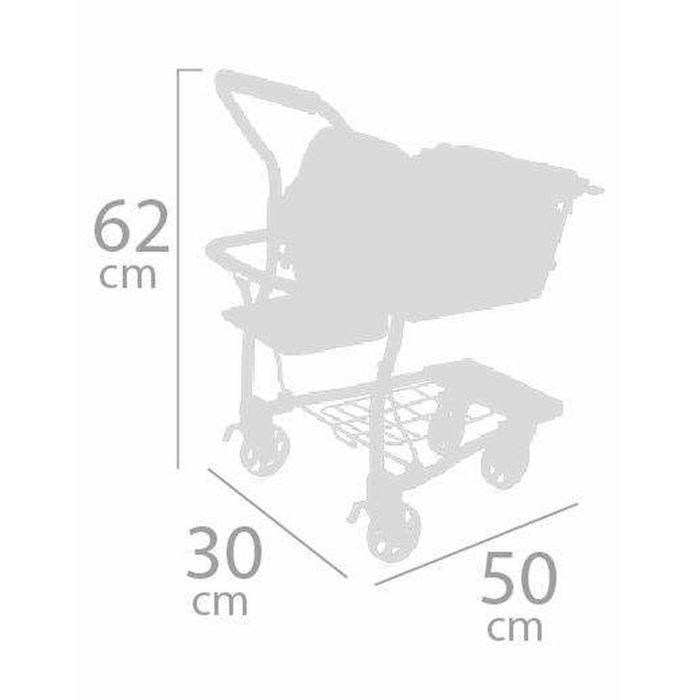 Decuevas Carro Compra Portabebe Koala con Set 12 Frutas para Muñecas hasta 50cm 30x50x62 cm 3 Decuevas Carro Compra Portabebe Koala con Set 12 Frutas para Muñecas hasta 50cm 30x50x62 cm 3