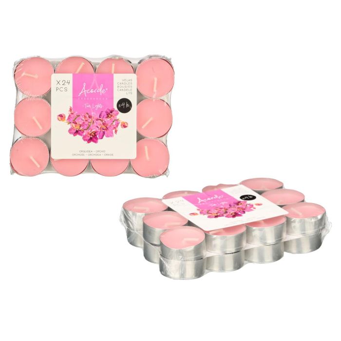 Set 24 Tea Light 4 H Orquidea Acorde 15X3CM (24 Unidades) 1 Set 24 Tea Light 4 H Orquidea Acorde 15X3CM (24 Unidades) 1